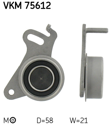Rullo tenditore, Cinghia dentata - VKM 75612 SKF